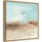 Desert Landscape II by Katrina Pete 16-in. W x 16-in. H. Canvas Wall Art Print Framed in Natural